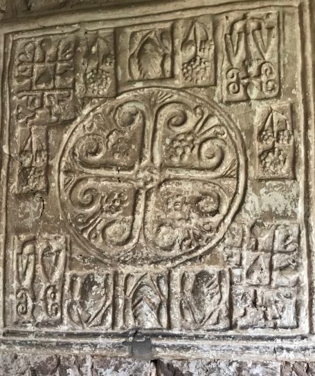 Carved stone