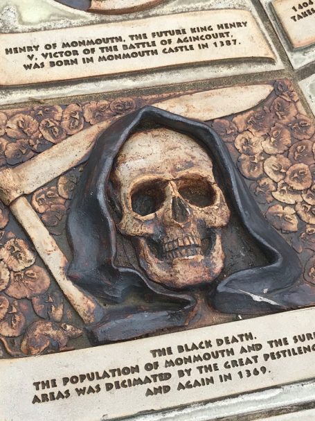 Grim reaper carving